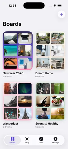 Wishframe board library